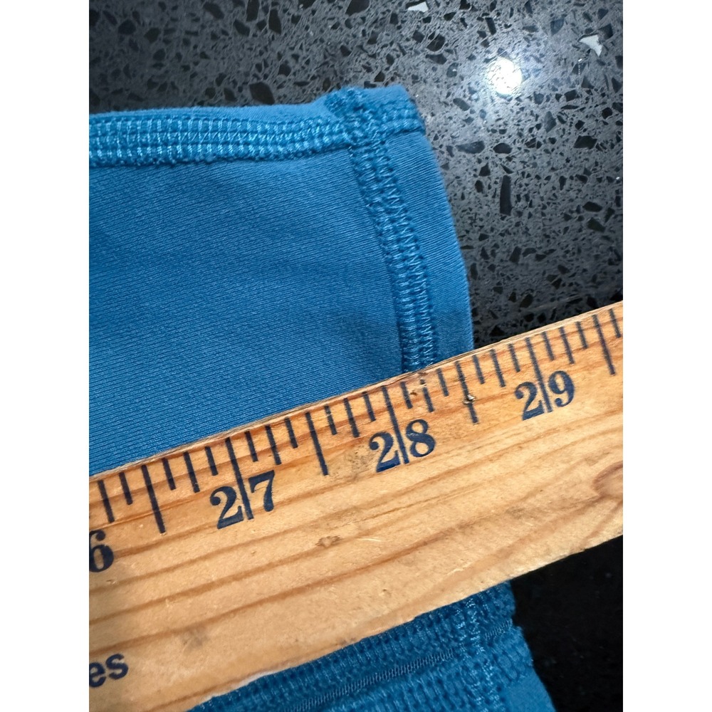 Alo Yoga Women Teal Blue Moto High Waist Mesh Quilted Crop Leggings Size S - Picture 7 of 8